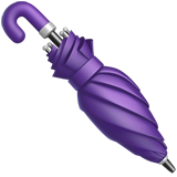 关闭的雨伞emoji素材一 160x160像素