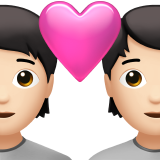 情侣: 较浅肤色emoji素材一 160x160像素