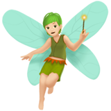 仙女：浅肤色emoji素材一 160x160像素