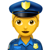 女警官emoji素材一 160x160像素
