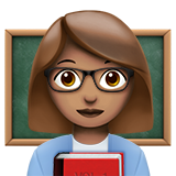 女老师：中等肤色emoji素材一 160x160像素