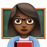 女老师：中黑肤色emoji素材一 160x160像素
