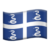 旗帜：马提尼克emoji素材一 160x160像素