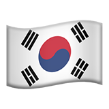国旗：韩国emoji素材一 160x160像素