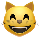 笑眯眯的猫emoji素材一 160x160像素