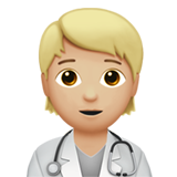 保健员：中浅肤色emoji素材一 160x160像素