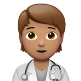 保健员：中等肤色emoji素材一 160x160像素