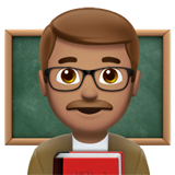 男老师：中等肤色emoji素材一 160x160像素