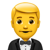 穿燕尾服的男人emoji素材一 160x160像素