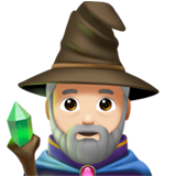 男法师：浅肤色emoji素材一 160x160像素