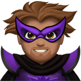 男超级恶棍：中等肤色emoji素材一 160x160像素