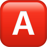 按钮（血型）emoji素材一 160x160像素