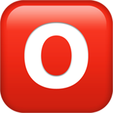 O按钮（血型）emoji素材一 160x160像素