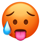 通红的脸emoji素材一 160x160像素
