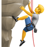 人员攀登/正在攀爬的人emoji素材一 160x160像素