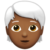 人物:中深色肤色,白发emoji素材一 160x160像素