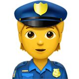 警官emoji素材一 160x160像素