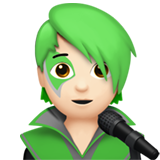 歌手：浅肤色emoji素材一 160x160像素