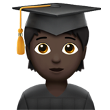 学生：深色肤色emoji素材一 160x160像素