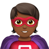 超级英雄:中黑肤色emoji素材一 160x160像素