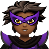 超级坏蛋：中黑肤色emoji素材一 160x160像素