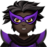 超级坏蛋：黑肤色emoji素材一 160x160像素