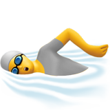 游泳的人emoji素材一 160x160像素