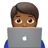 技术员:中黑肤色emoji素材一 160x160像素