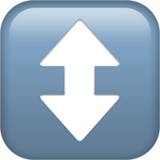 上下箭头emoji素材一 160x160像素