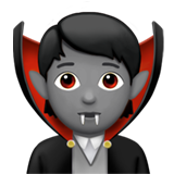 吸血鬼：中等肤色emoji素材一 160x160像素