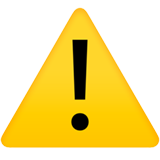 警告emoji素材一 160x160像素