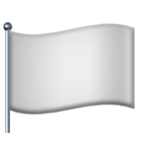 白旗emoji素材一 160x160像素