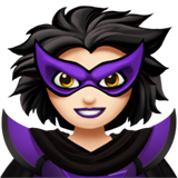 女超级恶棍:浅肤色emoji素材一 160x160像素