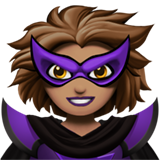 女超级恶棍：中等肤色emoji素材一 160x160像素