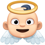 小天使：浅肤色emoji素材一 160x160像素