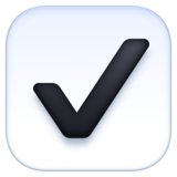 带复选框的复选框emoji素材一 160x160像素