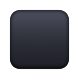 黑色中方形emoji素材一 160x160像素