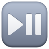 播放或暂停按钮emoji素材一 160x160像素