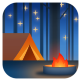 露营emoji素材一 160x160像素