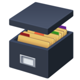 卡片文件盒emoji素材一 160x160像素