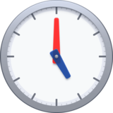 五点钟emoji素材一 160x160像素