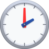 两点钟emoji素材一 160x160像素