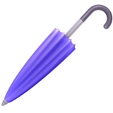 关闭的雨伞emoji素材一 160x160像素