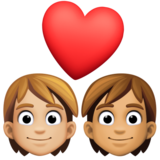 情侣: 成人成人中等-浅肤色中等肤色emoji素材一 160x160像素