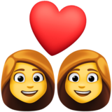 情侣：女人，女人emoji素材一 160x160像素