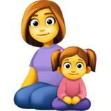 家庭：女人，女孩emoji素材一 160x160像素