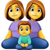家庭：女人，女人，男孩emoji素材一 160x160像素