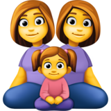 家庭:女人,女人,女孩emoji素材一 160x160像素