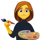 女艺术家emoji素材一 160x160像素