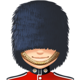 女警卫：浅肤色emoji素材一 160x160像素